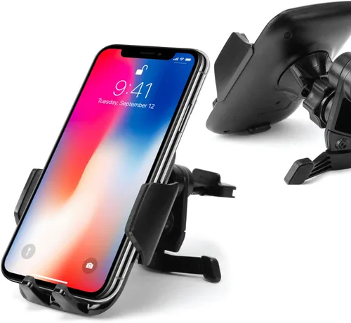 Vista 7 de Cellet Soporte de ventilación, compatible con iPhone 12 Pro Max, soporte de dispositivo electrónico portátil