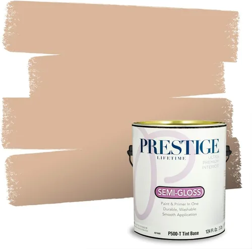 Vista 113 de PRESTIGE Pintura exterior e imprimación en uno, bronceado Aberdeen, plano, 1 galón