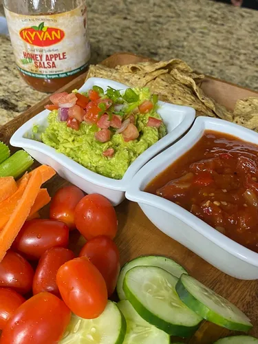 Vista 6 de KYVAN Salsa de manzana con miel caliente y suave - Paquete de 2