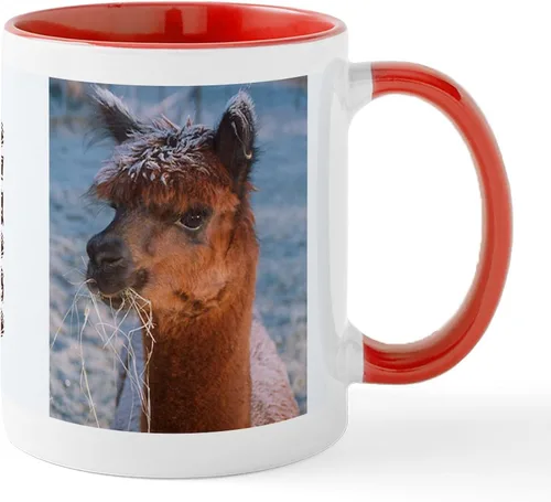 Vista 16 de CafePress A Special Alpaca Moment - Taza de café de cerámica (11.0 fl oz)