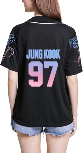 Vista 2 de Dolpind Kpop Shirt Love Yourself Jersey Jimin Suga V Jungkook Rap Jhope Jin Tshirt Merchandise