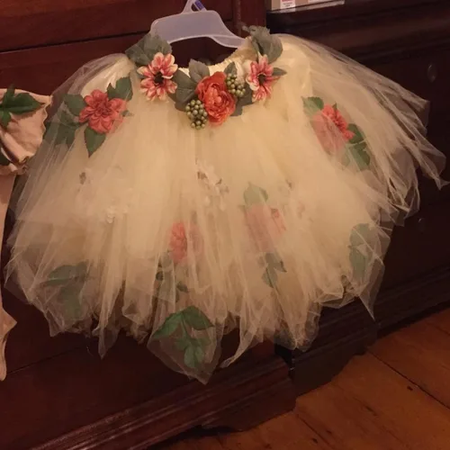 Vista 4 de GOOBGS Musever Falda de ballet de época de los años 50 con burbujas de tul