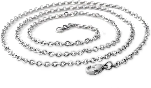 Vista 7 de Collar de urna conmemorativa de acero inoxidable para cenizas con texto en inglés "Dad in Heart", Acero inoxidable