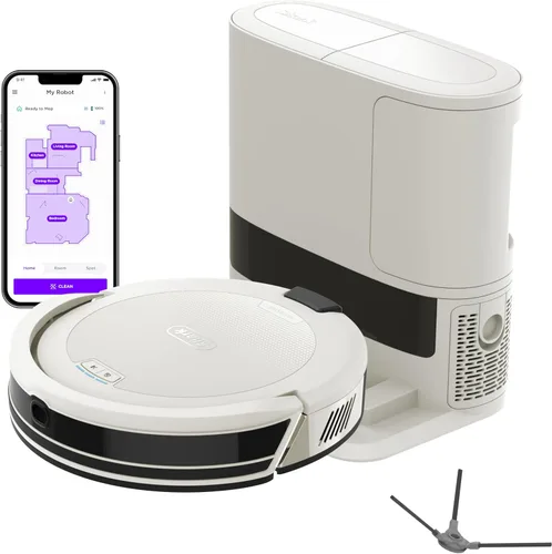 Vista 6 de Shark Matrix Plus Robot Aspiradora y Trapeadora 2 en 1 con Trapeado Sónico, Matrix Clean, Mapeo del Hogar, Base de Autovaciado HEPA sin Bolsa