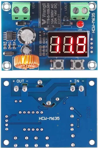 Vista 2 de 2pcs XH-M609 Módulo de protección de voltaje DC 12-36V Pantalla digital Módulo de protección de circuito de sobredescarga