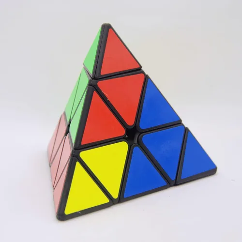 Vista 7 de Bukefuno QY Toys MS Series - Cubo magnético de velocidad pirámide de 3 x 3 pulgadas, QY MS M Pyraminx Mofangge Speed Cube (versión negra)