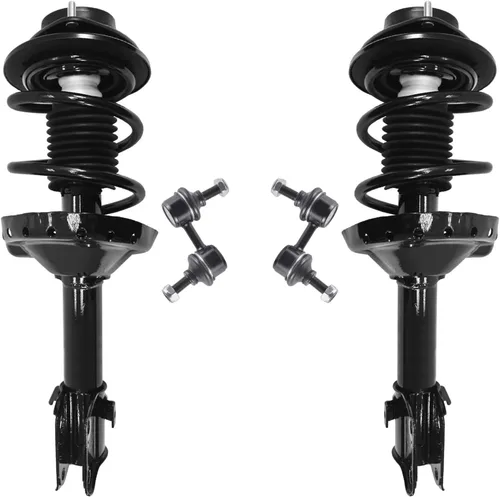 Vista 96 de Detroit Axle - 4 barras estabilizadoras de puntales delanteros para Kia Forte Koup 10-13 12-13 Forte5, puntales y barras estabilizadoras de resorte