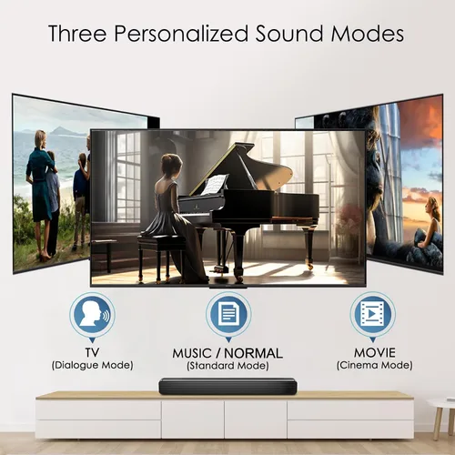 Vista 4 de SIMOLIO 737D Plus Auriculares de TV Inalámbricos para Personas Mayores con Modo de Cine y Diálogo Claro, Auriculares Inalámbricos Bluetooth