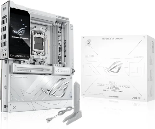 Vista 23 de ASUS ROG Crosshair X870E APEX AMD X870E AM5 ATX Placa Base, AI Avanzado Listo para PC, 18+2+2 Etapas, DDR5, Ventilador de Memoria ROG, Tarjeta ROG