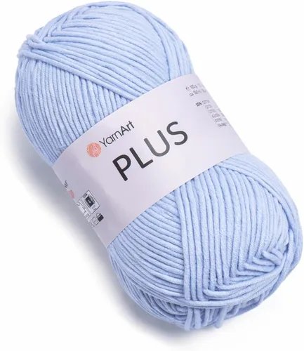 Vista 57 de YarnArt Jeans Plus - Hilo de mezcla de algodón suave, 100g (3.5 onzas), 160m (174 yardas), 55% algodón, 45% acrílico, grosor medio #4, ideal