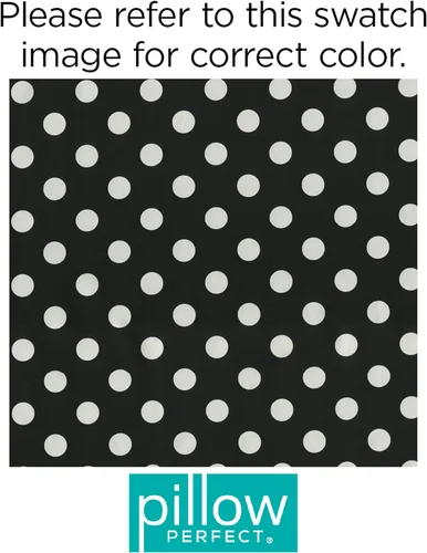 Vista 8 de Pillow Perfect Almohadillas negras para sillas de exteriores e interiores, 15.5 x 16 pulgadas, paquete de 2