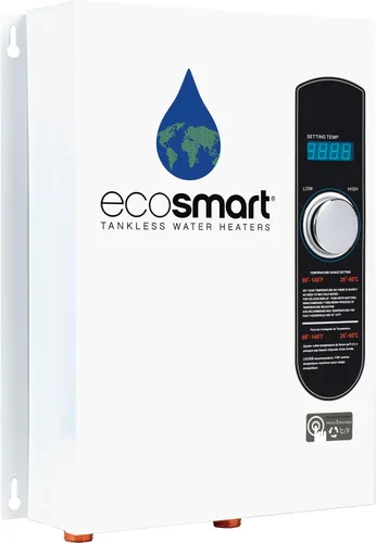 Vista 8 de EcoSmart ECO 18 - Calentador de agua eléctrico sin tanque, 18 KW a 240 voltios, con tecnología patentada de modulación automodulante, 17 x 14 x 3.5