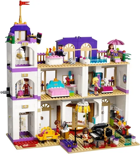 Vista 3 de Juguete de LEGO de la serie Friends, gran hotel.