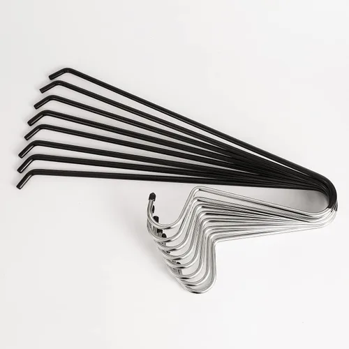 Vista 5 de Perchas para Mantas Perchas para Cortinas Resistentes que Ahorran Espacio Antideslizantes - Ideales para Colchas, Sacos de Dormir, Edredones
