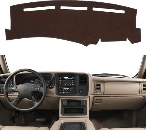 Vista 11 de Cubierta de Tablero a Medida para Chevy Chevrolet Silverado/GMC Sierra C1500 C2500 C3500 K1500 K2500 K3500 de 1997-2000, GMC Yukon/Chevy Tahoe