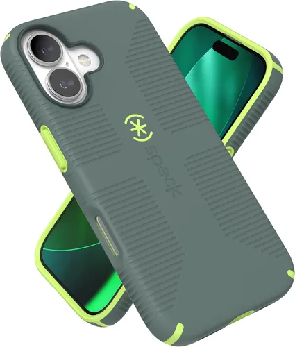 Vista 22 de Speck Funda transparente para iPhone 14 Plus, protección contra caídas, resistente a los arañazos, diseñada para MagSafe Slim iPhone 14 Plus de 6.7