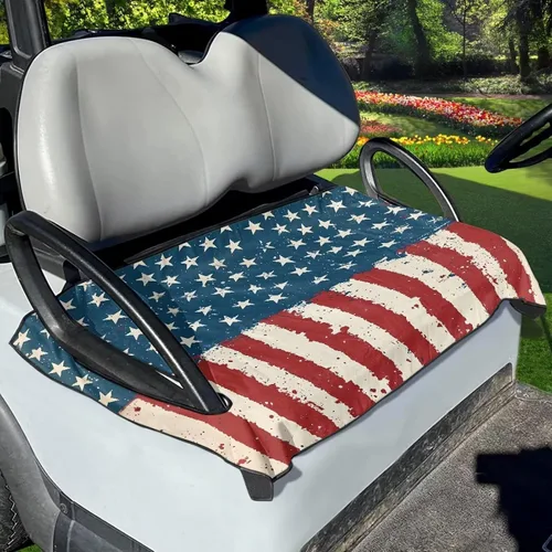 Vista 47 de AFPANQZ Toalla personalizada para cubierta de asiento de carrito de golf, añade tu texto, imagen, logotipo, nombre, protector de asiento de carrito