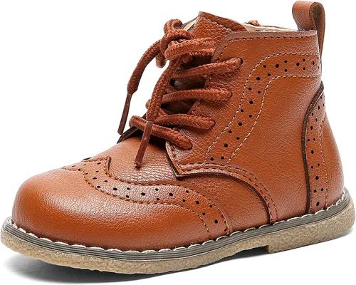 Vista 8 de DADAWEN - Botas de nieve impermeables para niños y niñas, botas térmicas para el invierno Negro Mg