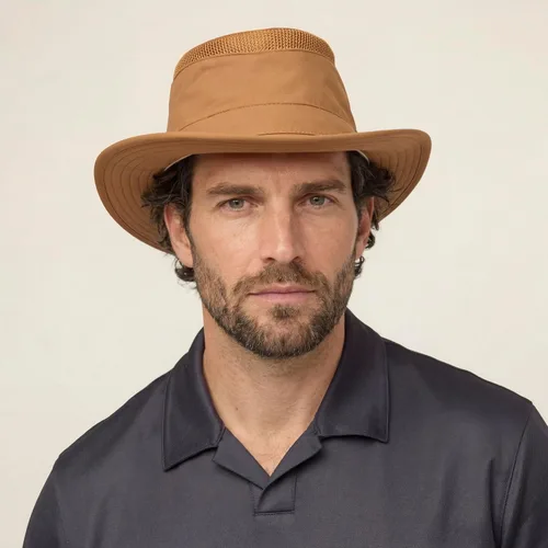 Vista 2 de Tilley LTM5 Airflo Slim Sun Hat, Toffee, 7 7/8