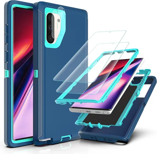 Vista 12 de YmhxcY Funda para Note 10 con película de TPU flexible autorreparable (paquete de 2) y película protectora de pantalla para lente de cámara