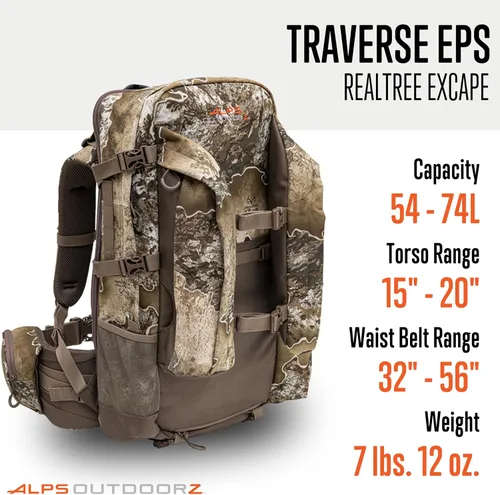 Vista 2 de ALPS OutdoorZ Paquete EPS Traverse, Realtree Excape, Nuevo, Paquete Eps Traverse