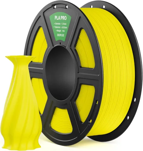 Vista 12 de PLA PRO - Filamento de impresión 3D de 0.07 in, 8.8 lbs, negro/rojo/amarillo/azul Refine Surface, Stronger Toughness, PLA Filament Dimensional