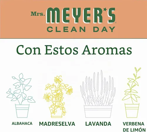 Vista 9 de Mrs. Meyer's Clean Day Ambientador en Spray para Habitaciones, Aroma de Geranio, 8 Fl oz (Paquete de 1)