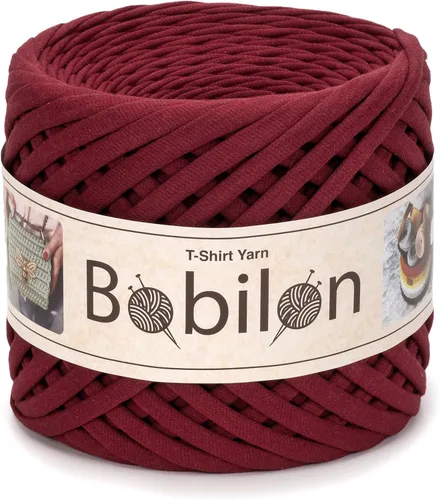 Vista 18 de Hilo de camiseta de algodón de 5 a 0.276 in, 328.1 ft / 110 yardas, para ganchillo, tejido y macramé, ártico 100% cotton t shirt yarn for crochet