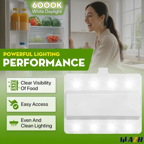 Vista 8 de Reemplazo de luz del módulo LED para refrigerador Whirlpool WRX735SDBH02 WRX735SDBM04 WRX735SDHB00 WRX735SDHV00 WRX735SDHW00 WRX735SDHZ00