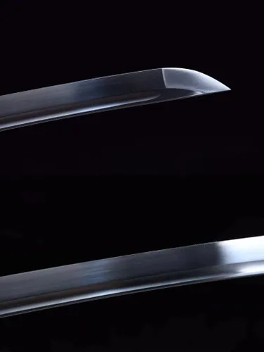 Vista 6 de Espada Katana Tachi hecha a mano de alta temperatura, espada samurái japonesa real (espada completa), Catanas Japonesas Reales