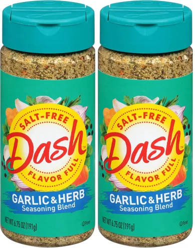 Vista 8 de Dash Mezcla de condimentos sin sal, ajo y hierbas, 6.75 onzas