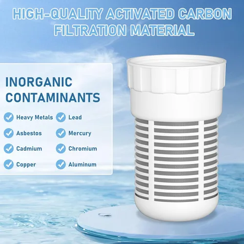 Vista 2 de Paquete de filtros de repuesto para jarra de agua compatible con el innovador sistema de filtración de agua Alexapure Pitcher, 4 paquetes