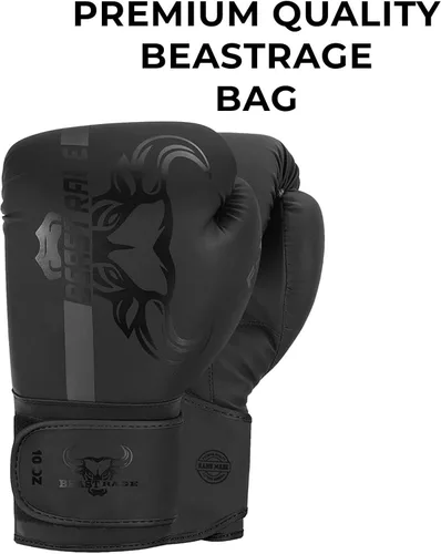 Vista 6 de BEAST RAGE Guantes de boxeo Muay Thai Kickboxing MMA Bolsa de Lucha Entrenamiento Golpe Entrenamiento Hombres Mujeres Sparring Fitness Mitones