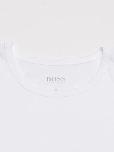 Vista 2 de BOSS Paquete de 3 camisetas de algodón con logotipo clásico para hombre