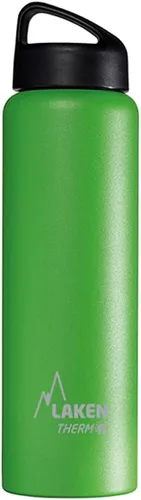 Vista 14 de Laken Thermo Classic - Botella de agua de acero inoxidable aislada al vacío de boca ancha Azul