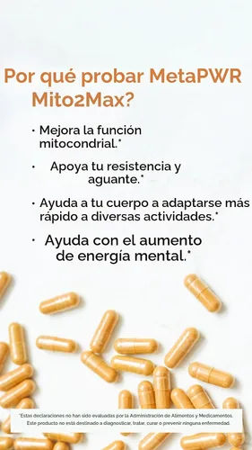 Vista 4 de doTERRA Suplemento Energético MetaPWR Mito2Max - 60 Cápsulas