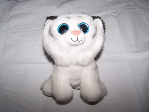 Vista 2 de Tigre Blanco TY Beanie para bebés