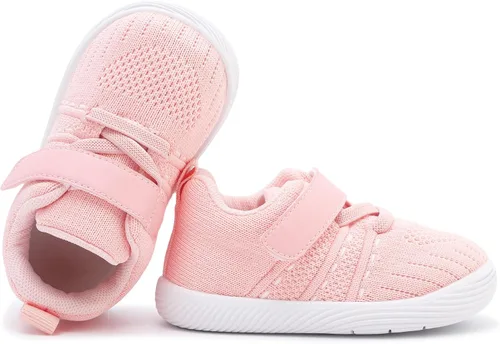 Vista 3 de iSusuJo Zapatos de bebé para niño y niña, zapatos para caminar sin cordones para bebés, zapatos para primeros pasos, 6, 9, 12, 15, 18, 24 meses