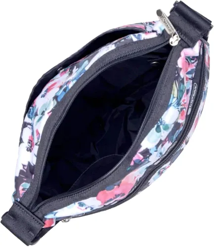 Vista 4 de LeSportsac Sweet Petals - Bolso cruzado pequeño estilo 3709color E457 romántico moderno inspirado en la acuarela floral flores ingeniosamente