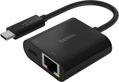 Vista 9 de Belkin Adaptador USB-C a Ethernet, Puerto Ethernet Gigabit Compatible con Dispositivos USB-C, Cable USB-C a Ethernet para MacBook Pro y Laptops Dell