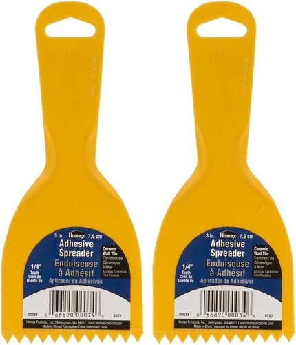 Vista 15 de Homax Esparcidor adhesivo de dientes de 1/4" para baldosas de cerámica, amarillo, 3