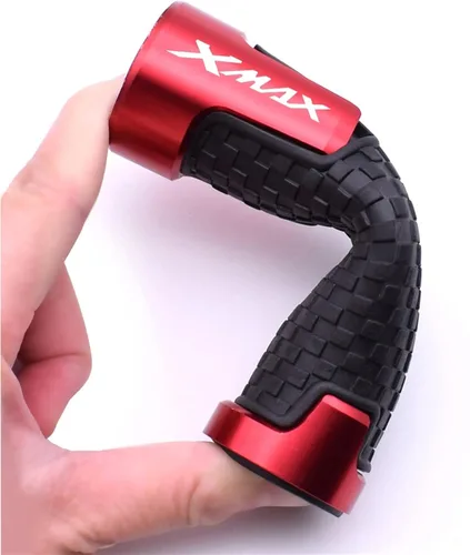 Vista 4 de Universal for Y&AMAHA Xmax 125 250 300 400 Motorcycle Handlebar Grips Racing Handle Grips Aluminium Comfortable Soft Rubber Hand Bar Grip
