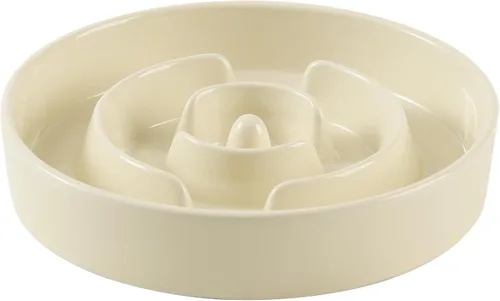 Vista 27 de Havniva Cuencos elevados para perros de alimentación lenta, 6.1 pulgadas 1 x café marrón - C
