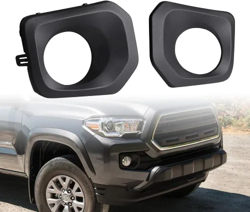 Vista 2 de Corp - 1 par de luces antiniebla izquierda y derecha, bisel, cubierta de parachoques DRL, lámpara de correr compatible con Toyota Tacoma 2016 2017