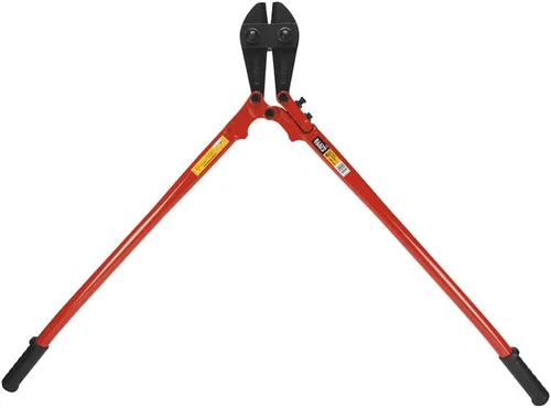 Vista 3 de Klein Tools 63342 - Cortador de pernos, resistente, 1116 pulgadas suave y mediano, y capacidad dura de 1/2 pulgada, mango de acero, 36 pulgadas