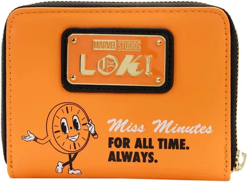 Vista 2 de Loungefly Marvel Loki TVA Miss Minutes - Cartera Ziparound