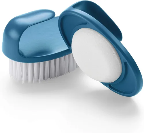 Vista 7 de Conair Bañera de spa para pies de pedicura con calor que alcanza los 104 grados, rodillos de masaje para pies, burbujas relajantes, piedra pómez