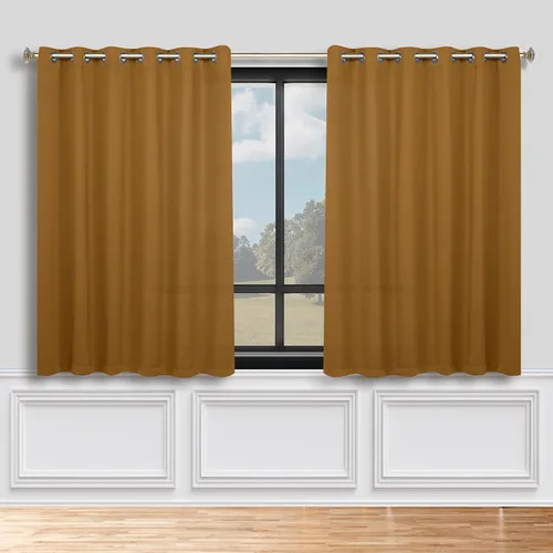 Vista 58 de Superior Cortinas Opacas, Oscurecimiento de Habitación, Dormitorio, Cortinas, Cocina, Acentos de Ventana de Sala de Estar, Bloqueo Solar, Térmico