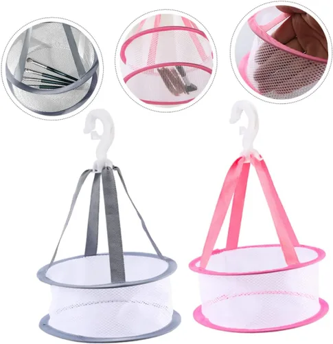 Vista 5 de 2 piezas de esponja de maquillaje para colgar herramientas de maquillaje para mujeres y niñas