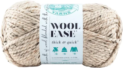 Vista 47 de Lion Brand Yarn - Ovillo de lana Wool-Ease Thick & Quick color fuerza aérea